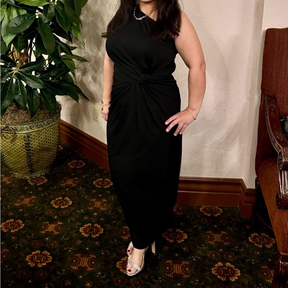 ZARA Draped Asymmetric Dress ZW Collection - Picture 2 of 3